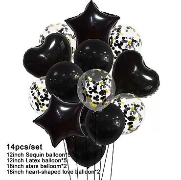 Воздушные шары и принадлежности: Наборы воздушных шаров для оформления праздника, 14 шт. в комплекте — 4