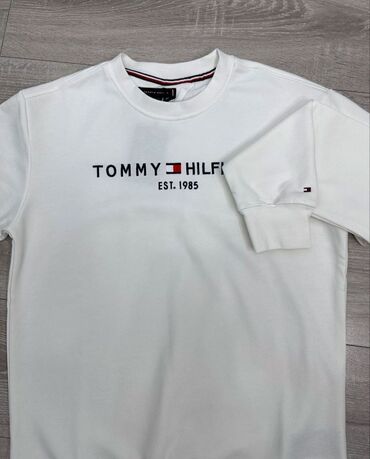 Толстовки: Мужская толстовка, Tommy Hilfiger, Новый, цвет - Белый, Самовывоз