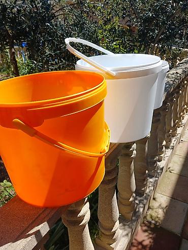 Все для дома и сада: Plastik vedreler.20lt.sadece 1defe istifade olunub — 1