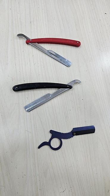 berber qaycı: Peşəkar bərbər alətləri dəsti - Saç kəsmə və seyrəltmə qayçıları — 4