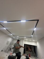 Натяжной потолок: Натяжной потолок Глянцевое, Матовое, 3D потолки Гарантия, Бесплатная консультация, Бесплатный замер — 5