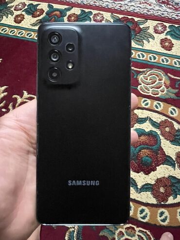 Samsung: Samsung Galaxy A53 5G, Б/у, 256 ГБ, цвет - Черный, 2 SIM