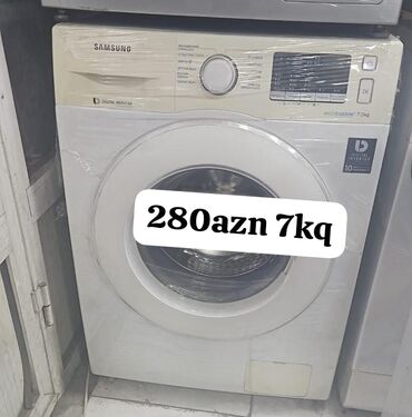 Paltaryuyan maşınlar: Paltaryuyan maşın Samsung, 7 kq, Avtomat, Qurutmasız, Kredit yoxdur