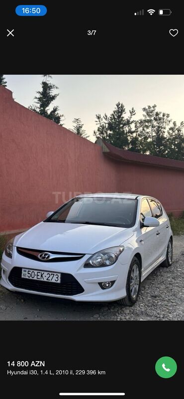 Hyundai: Hyundai i30: 1.4 l | 2010 il Hetçbek