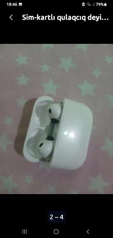 wi və sa: İşlənmiş Simsiz (Bluetooth) Qulaqcıqlar, rəng - Ağ — 8