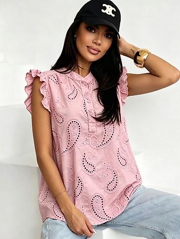 bor bluza: Ženska letnja bluza bez rukava sa volančićima
1950 din 
S M L — 1