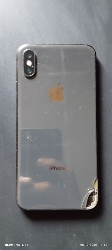 клавиатура и мышь для телефона в бишкеке: IPhone X, Б/у, 64 ГБ, Jet Black, Зарядное устройство, Чехол
