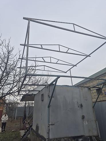 Naveslər, markizlər: Metal karkaslı kölgəlik/üst örtük konstruksiyası - Material — 6