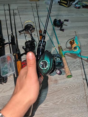 Другое для охоты и рыбалки: Набор для спиннинговой рыбалки Состав: - Спиннинги (несколько — 3