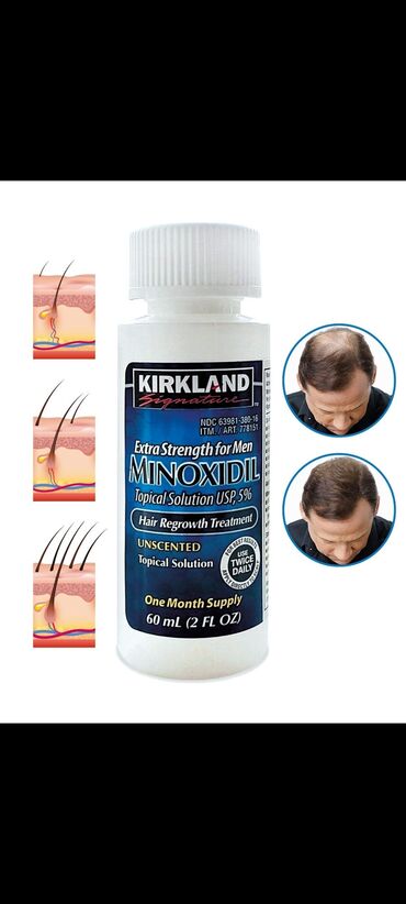 средство для волос: Средство для восстановления волос Kirkland Minoxidil - отзывы