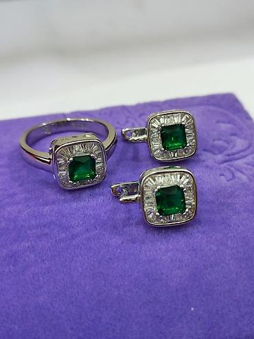 Серебряные наборы украшений: Набор украшений, Проба 925, Женские, Новый — 12