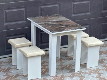 Masa və oturacaq dəstləri: Mətbəx üçün, Yeni, Açılmayan, Kvadrat masa, 4 stul -da lalafo.az — 3 Masa və oturacaq dəstləri: Mətbəx üçün, Yeni, Açılmayan, Kvadrat masa, 4 stul — 3