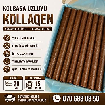 dadlica kolbasa: Məhsul: KollaQen kolbasa üzlüyü Ölcusu 20 mm bağlamada 15 metr — 2