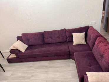 светлого голубой пуфик: Künc divan, Vеlur parça