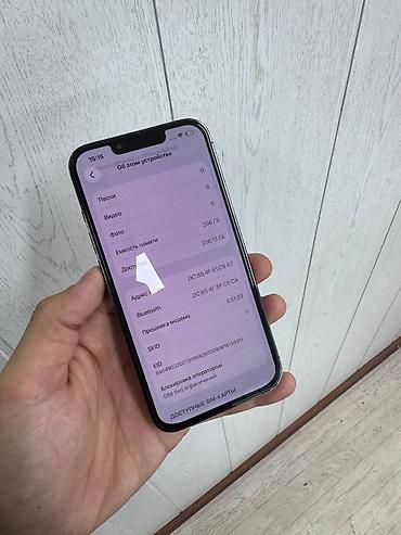 Apple iPhone: IPhone 13 Pro, Б/у, 256 ГБ, Графит, 76 % — 2
