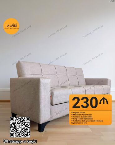 Digər mebel: Divan, Açılan, Bazalı, Parça, Şəhərdaxili pulsuz çatdırılma