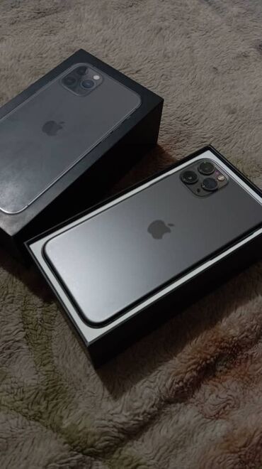 Apple iPhone: IPhone 11 Pro, Б/у, 256 ГБ, Space Gray, Зарядное устройство, Чехол, Кабель, 73 %