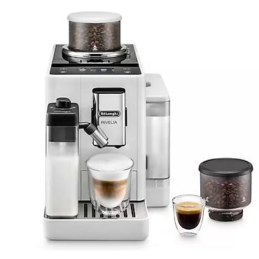DeLonghi Rivelia EXAM440.55.W Qəhvə Maşını – 19 Bar, 1450W, dənli və lalafo.az -da DeLonghi Rivelia EXAM440.55.W Qəhvə Maşını – 19 Bar, 1450W, dənli və