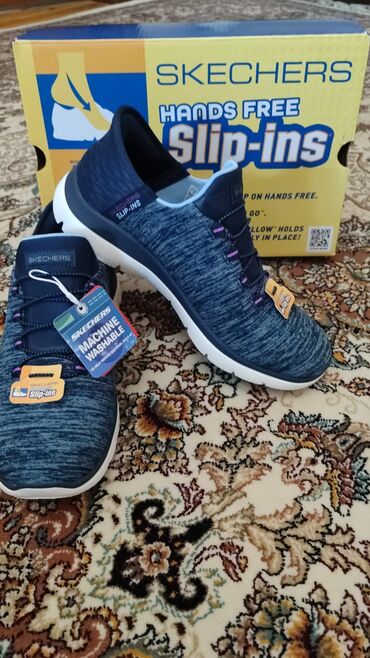 Krossovka ve ketlər: Skechers, Ölçü: 37, rəng - Bənövşəyi, Yeni