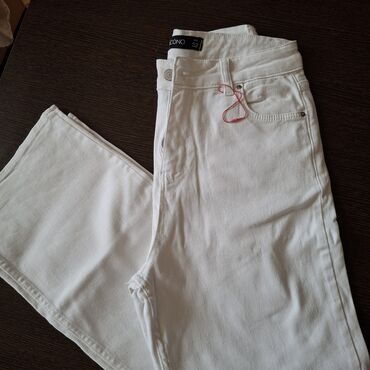 джинсы бойфренды новые: Джинсы, Tommy Hilfiger, L, цвет - Голубой