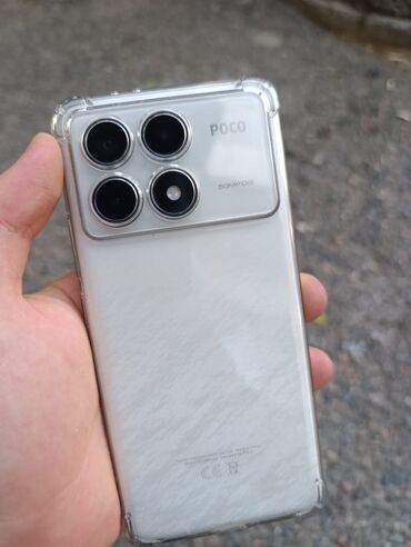 ми нот 3: Poco F6 Pro, Б/у, 256 ГБ, цвет - Белый, 1 SIM, 2 SIM