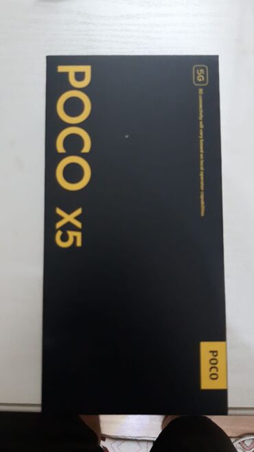 poko telefon: Poco X5 Pro 5G, 256 GB, rəng - Qara, Sensor, Face ID, Sənədlərlə