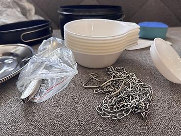 Наборы посуды для готовки: Полевой набор посуды для готовки WILD COOKING SET HM166-C3 Компактный — 11