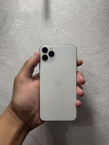 Apple iPhone: IPhone 11 Pro Max, Б/у, 256 ГБ, White Titanium, 92 %