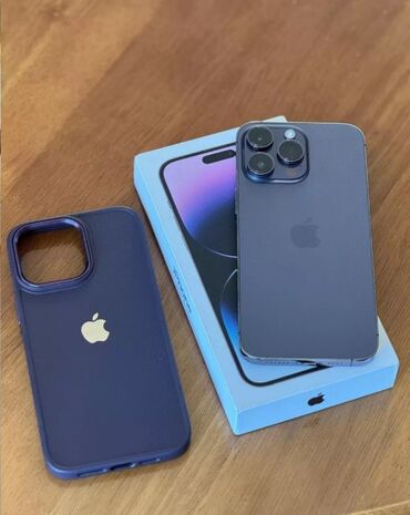 Apple iPhone: IPhone 14 Pro Max, 256 GB, Space Gray, Zəmanət, Face ID, Sənədlərlə