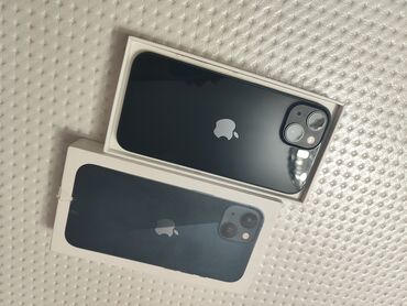 айфон телфон: IPhone 13, Б/у, 128 ГБ, Jet Black, Зарядное устройство, Защитное стекло, Чехол, 87 %