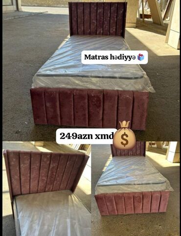 Divan və masa dəstləri: Yeni, Təknəfərlik çarpayı, Matras ilə