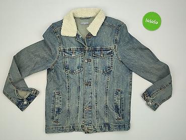 jeans ck: Dziecięca kurtka jeansowa, 13 lat, 152-158 cm, Destination, stan - Bardzo dobry — 2