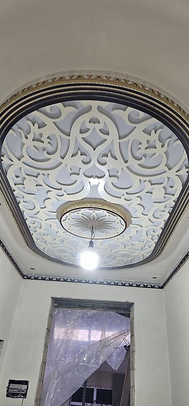 qips: Xüsusi dizayn gips karton tavan dekoru və LED işıqlandırma sistemi - — 4