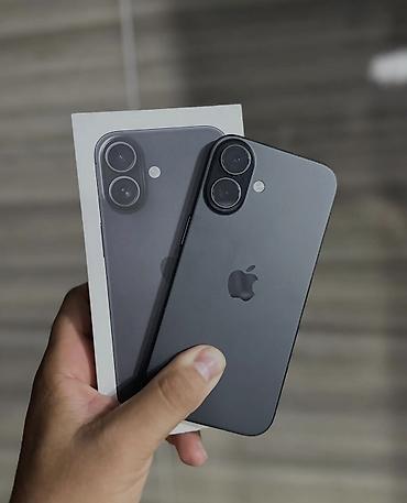 Apple iPhone: IPhone 16, 128 GB, Qara, Zəmanət, Simsiz şarj, Face ID — 6