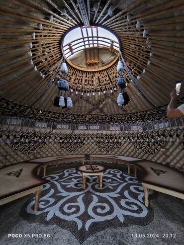 Продажа юрт: Продажа юрты, Каркас Деревянный, 85 баш, Диаметр: 6 метров — 2