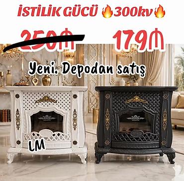 evde sam yandirmaq: Məhsul: Qaz sobası/şömine tiplı isidicilər - İsitmə gücü seçimləri — 3