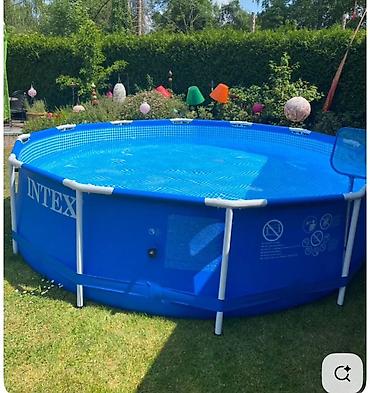 1828: Каркасный бассейн Intex Metal Frame Pool - Тип: наземный каркасный — 1