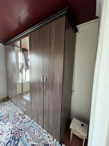 кухонные шкафы напольные: Кийим салуучу шкаф, Колдонулган, Түз, Жыгач