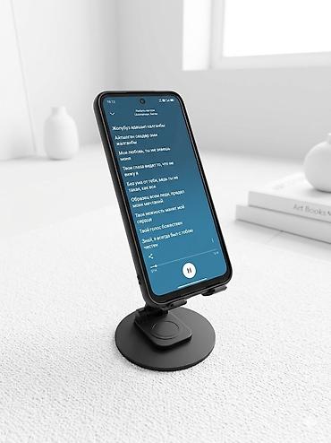 мини микрофон для телефона: Настольная подставка для смартфона FLARX - Регулировка высоты — 3