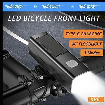 grand bicycle: Smiling Shark LED Bicycle Front Light – ön velosiped fənəri - XPE LED — 2