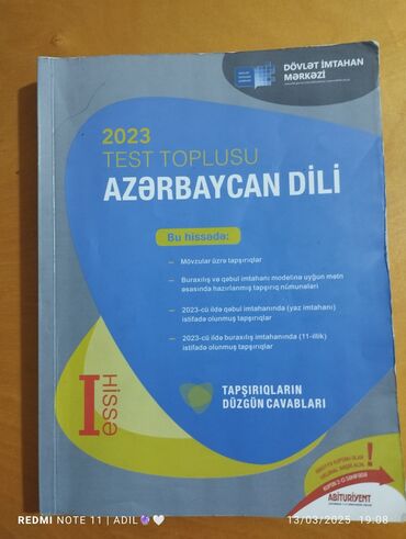 az dili test toplusu 1 ci hisse cavablar: Az dili test toplusu I ci hissə| Az işlənib