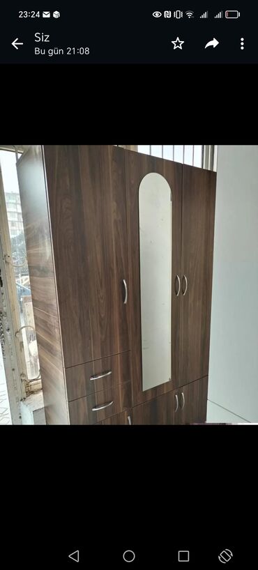 Dolablar: Yeni, Açılan, 3 qapılı Düz dolab, Qarderob, paltar dolabı, Azərbaycan — 20