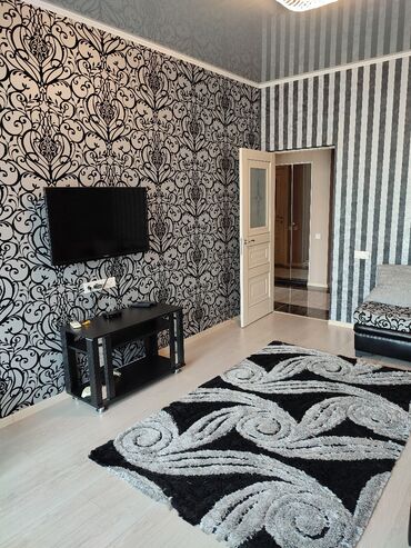 Посуточная аренда квартир: 2 комнаты, Душевая кабина, Постельное белье, Кондиционер — 5