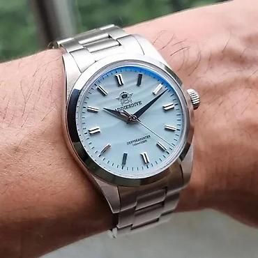 Ručni satovi: ADDIESDIVE AD2030 - 36mm - Plava - Seiko VH31 - MechaQuartz Potpuno — 3