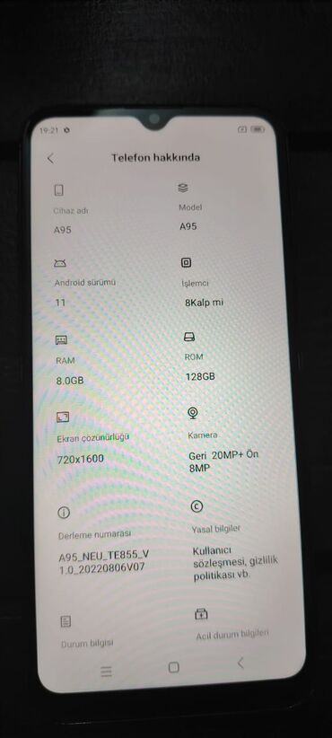 Digər mobil telefonlar: BLACKVİEW A95 8/128 temirde olmuyub hecbir prablemi yoxdu arxasinda