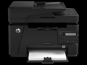 цветной лазерный принтер hp color laserjet 2605: HP laserjet pro mfp M127fn. Wifi, rj 45 порт. Автоподача бумаги