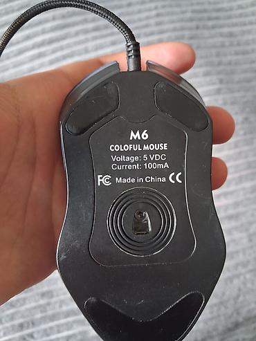 ccit a106 max характеристики: M6 “Coloful Mouse” simli kompüter siçanı - Bağlantı: Type-c - — 2