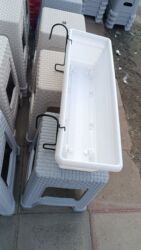 Bitkilər üçün dibçəklər: Dipçək Asılqan – Balkon üçün Ağ Rəngdə Balkon və pəncərə üçün ideal -da lalafo.az — 9 Bitkilər üçün dibçəklər: Dipçək Asılqan – Balkon üçün Ağ Rəngdə Balkon və pəncərə üçün ideal — 9