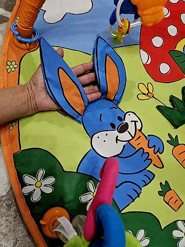 Другие игровые комплексы: Развивающий коврик с дугами и подвесными игрушками для малышей - — 11