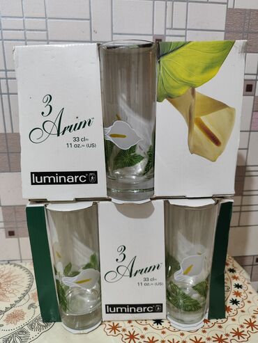 şırdan: Qədəhlər, Şüşə, 6 ədədli dəst, 200 ml
